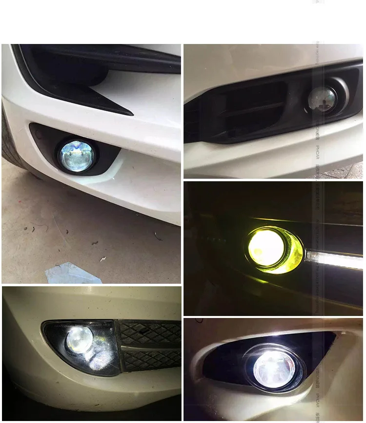 2 шт. универсальные HID Биксеноновые противотуманные фары линзы проектора