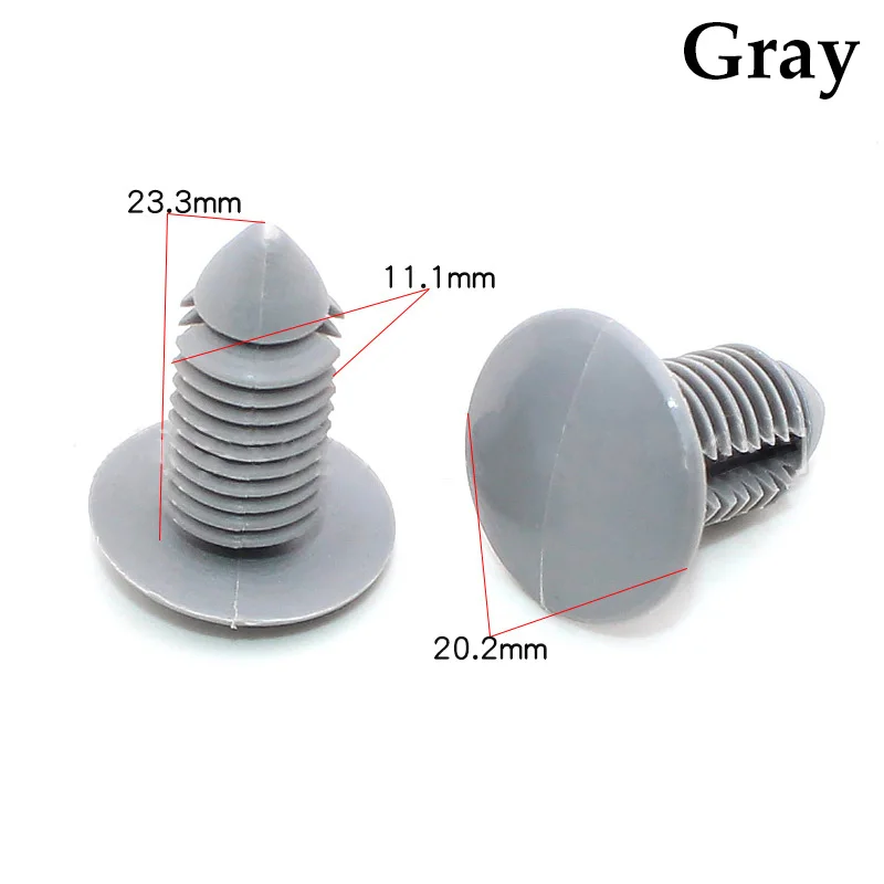 Заклепки нейлоновые пластиковые для автомобильных креплений универсальные