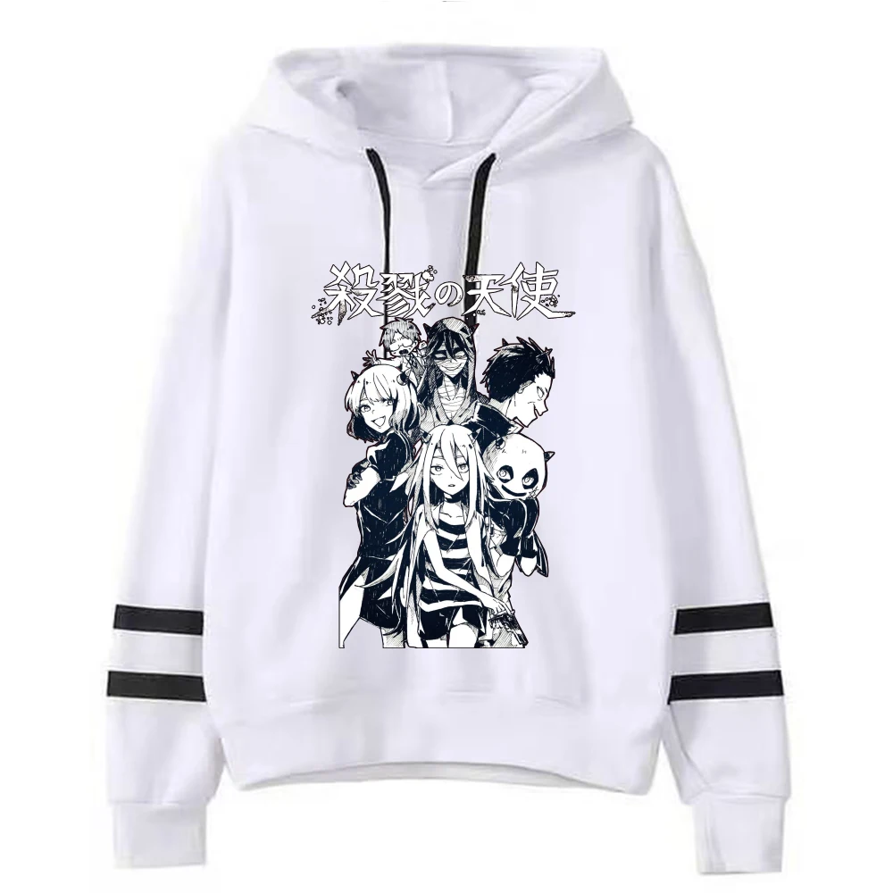 

Angels of Death Print Pullovers Tops Long Sleeve Casual Loose Unisex Hoodie