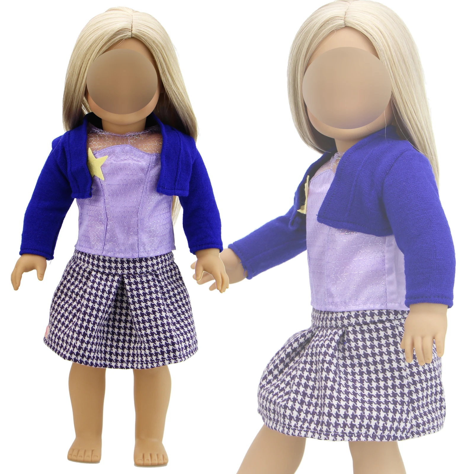 Милая голубая куртка + платье майка с кружевом фиолетовый блуза милое мини юбка в