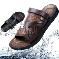 men sandals summer classic shoes pu slippers soft sandals men roman comfortable outdoor walking footwear designer beach sandals
