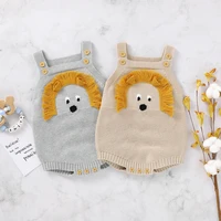 baby bodysuits newborn sleeveless knitted onesie autumn casual outerwear infant boys girls jumpsuits playsuits one piece outfits