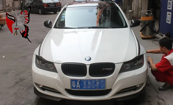 Передний разветвитель для авто из углеродного волокна накидки подходят BMW 3 серии