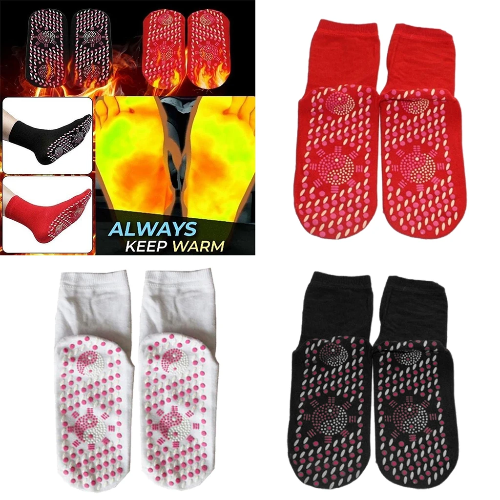 

Self Heating Heated Socks For Women Men Help Warm Cold Feet Comfort Health Care Washable Socks Magnetic Therapy Soft Sports