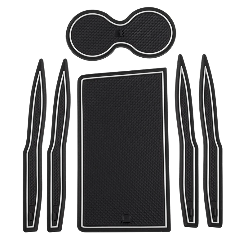 6 шт подложки ворота площадку для Tesla модель S аксессуары дверной карман вкладыш