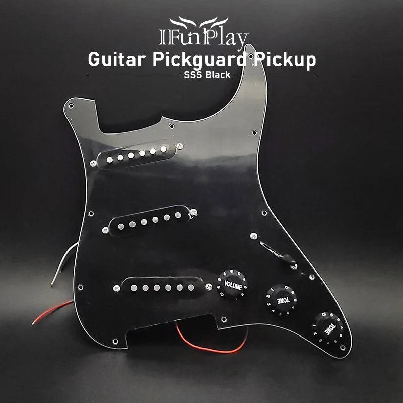 11 отверстий 3 слойная однокатушечная SSS электрогитара накладная предварительно