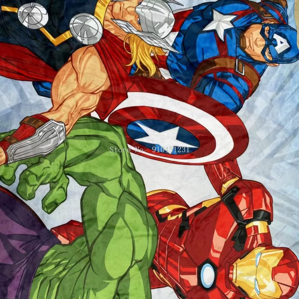 Банное полотенце мстители Disney Халк Тор хлопковое пляжное для детей и мальчиков