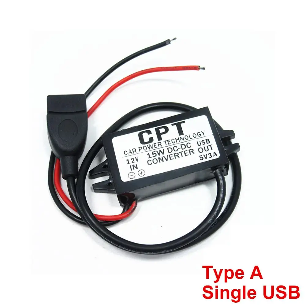 5 типов автомобильное зарядное устройство модуль преобразователя постоянного