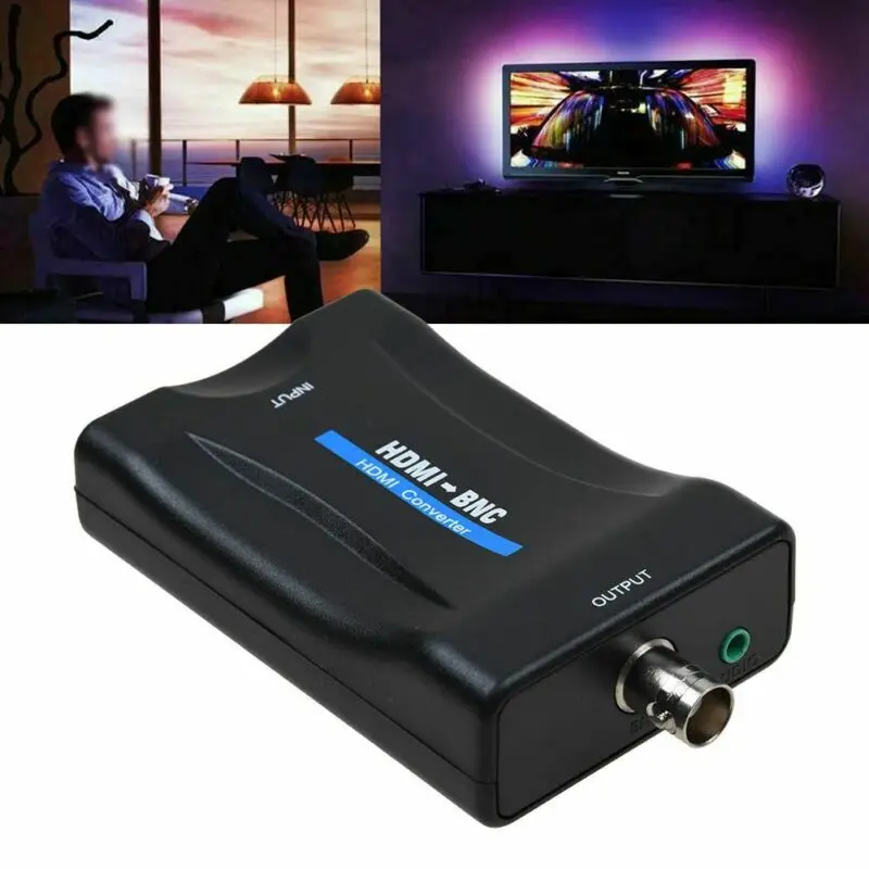 BNC в HDMI конвертер 1080P/720P видео дисплей адаптер наблюдения монитор тв