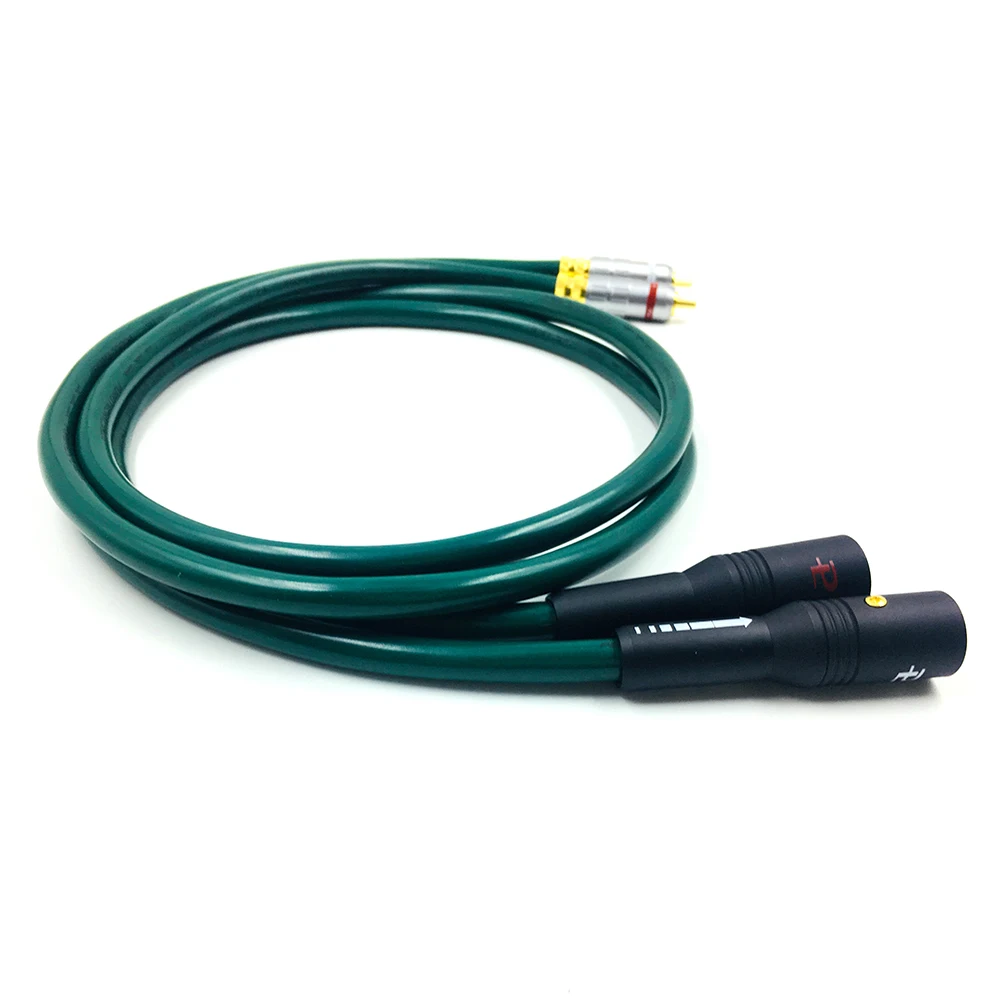 Colleimage пара Hifi FURUTECH OCC аудио кабель двойной RCA штекер XLR Женский 2 на | Электроника