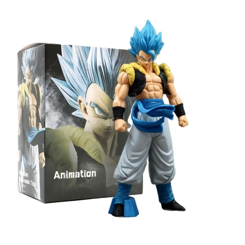 Аниме Жемчуг дракона Z Gogeta фигурки супер сайян Grandista Figma синий игрушки Goku Модель