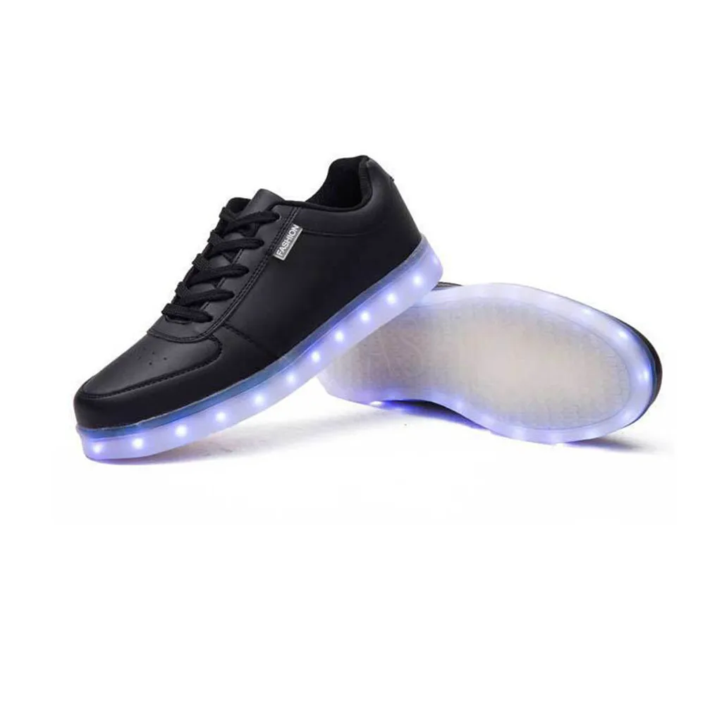Новая светодиодный ная обувь USB-зарядка легкая оптовая продажа размер 35-46 | Обувь