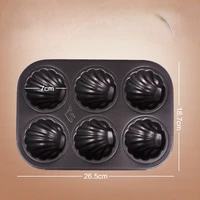 cooking shell shape mold pastry tools carbon steel cake mini cupcake biscuit mould cookie donut moule gateaux baking tray 60aa01