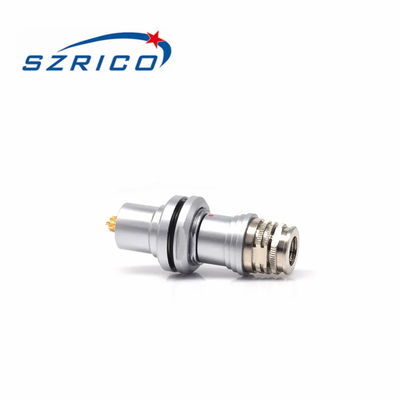 S103 1F Series Fischer короткий коннектор 2 3 4 5 6 7 8 10 12 14 16 штекер и гнездо металлический