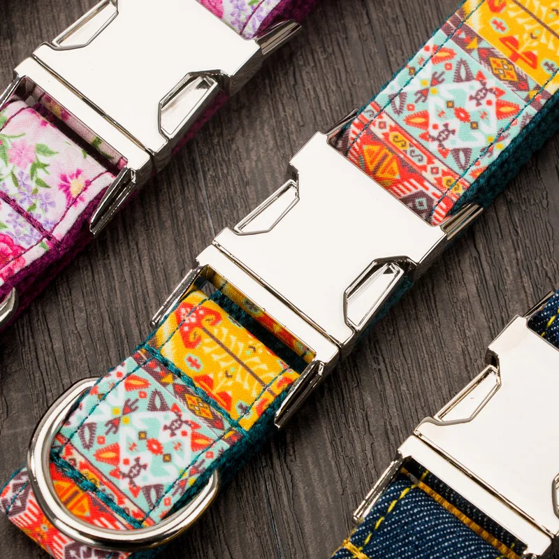 Hipidog Прямая поставка модный плетеный нейлоновый ошейник для собак поводок