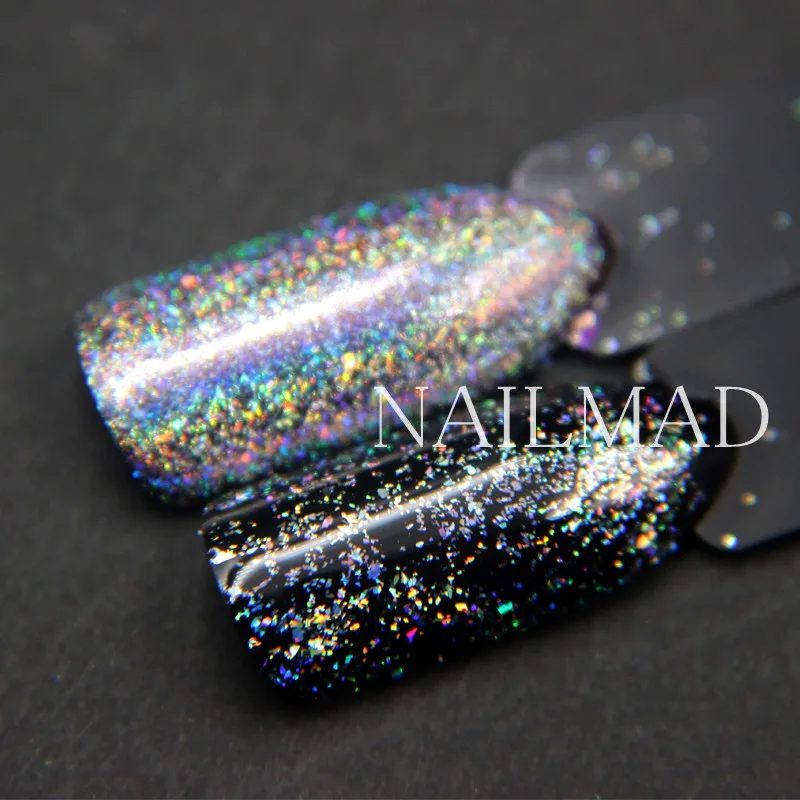 0 2 г/коробка блестящие хлопья для ногтей|nail powder|laser powderpowder nail |