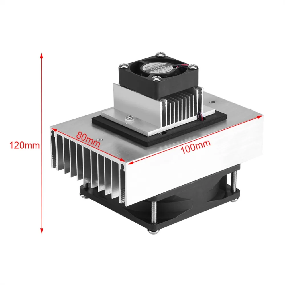 

DIY Cooling System Kit Semiconductor Thermoelectric Peltier Refrigeration Cooling System Mini Air Conditioner Cooling System