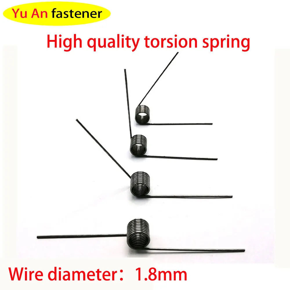 V-Spring, 1.8 Wire Diameter Torsion Small Torsion Spring, Hairpin Spring, 180/120/90/60 Degree Torsion Torsion Spring,  2pcs