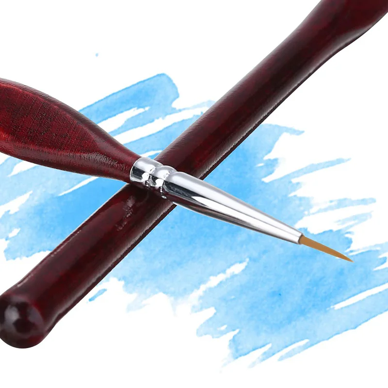 1 шт. миниатюрная кисть для рисования из дерева и соболиного волоса | Дом сад