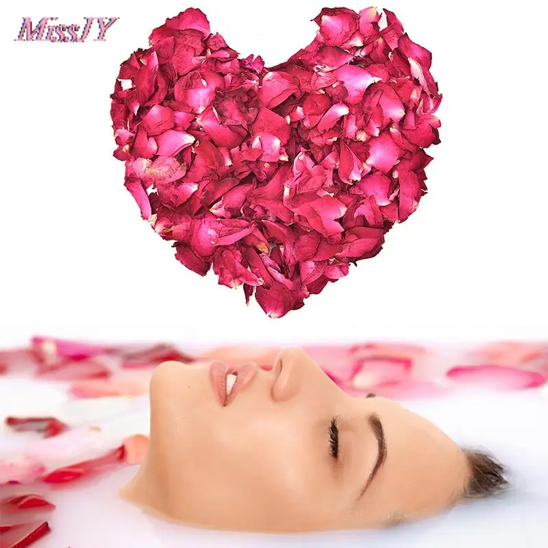 50g/100g Dried Rose Petals Natural Dry Flower Fragrant Bath Spa Whitening Beauty Body Foot Skin Care Wedding Supplies | Свадьбы и