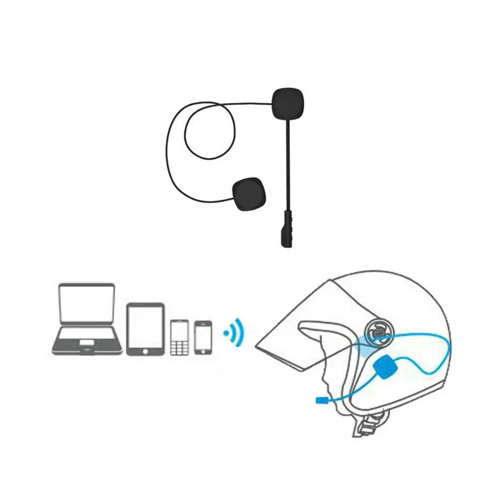 Недорогие беспроводные наушники MH04 для мотоциклетного шлема Bluetooth 5 0 свободные