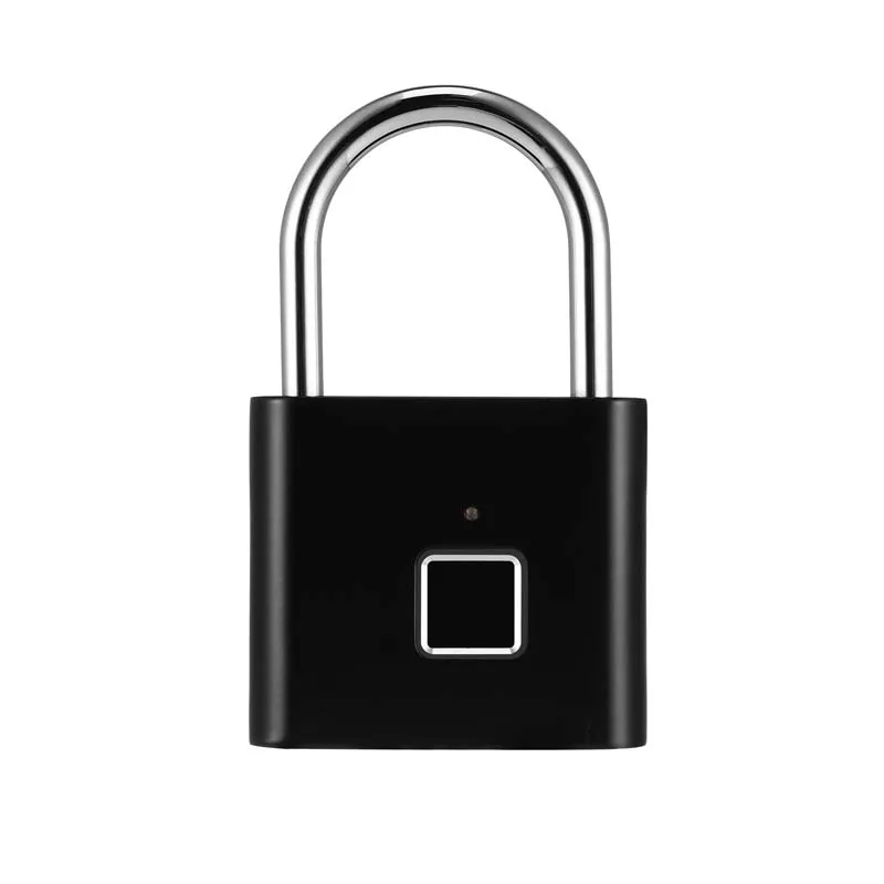 Бесключевой USB Перезаряжаемый дверной замок со сканером отпечатков пальцев