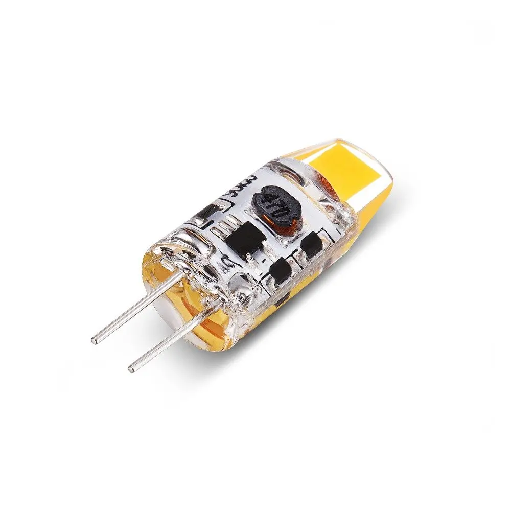 100 шт./лот AC/DC 12V G4 COB светодиодный светильник 3W затемнением 360 Угол луча люстра