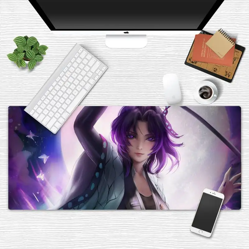 

Demon Slayer nezuko Laptop Computer Mousepad X XL XXL Non-slip Cushion Thickness 2mm LockEdge equal LE