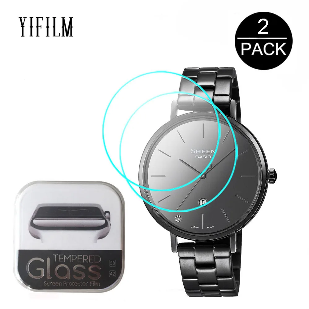 

2PCS 9H Anti-Scratch Glass For Casio SHEEN SHE-4544BD SHE-4544G SHE-4544D SHE-4544PG SmartWatch Screen Protector Tempered Glass