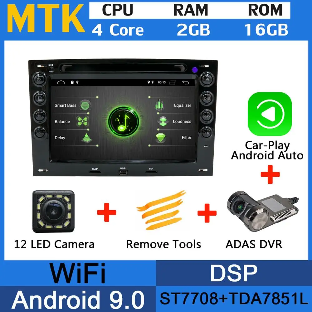MTK-Adas-Carplay 5 USB порт PX6/Восьмиядерный Android 9,0 автомобильный dvd-плеер для Renault Megane 2 ii 2003-2010 Автомобильный gps Радио DSP Android авто мультимедиа - Цвет: MTK-Adas-Carplay