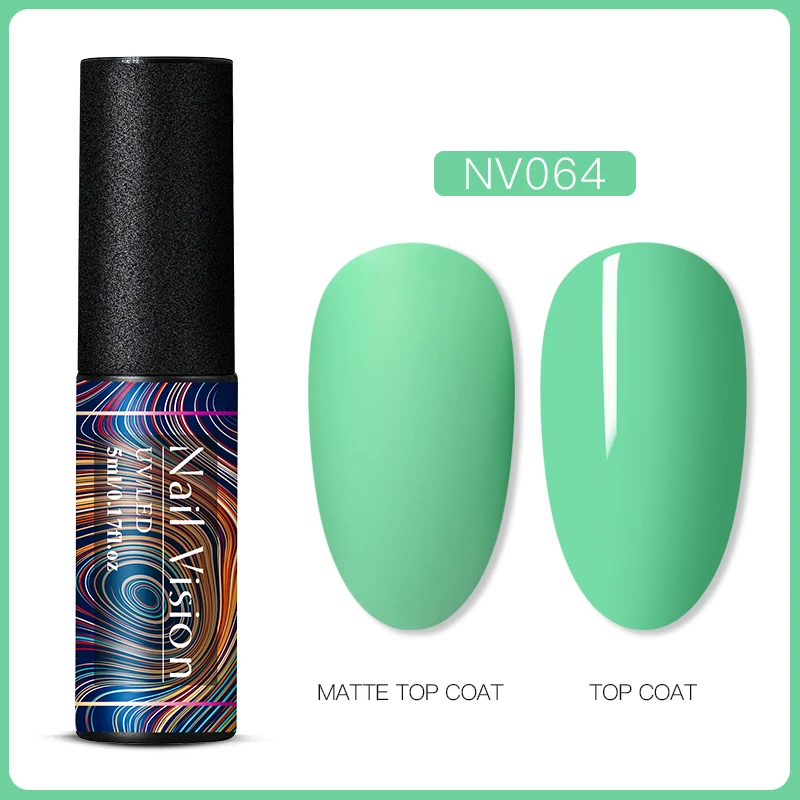 Nail Vision матовый цвет УФ-гель для ногтей 5 мл чистый цвет матовое покрытие требуется Сделай Сам Маникюр замочить от ногтей гель лак - Цвет: HHS06659
