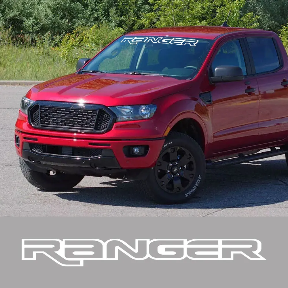 For Ford Ranger Pickup Front Windshield Stickers Truck Graphics Custom Logo Vinyl Film Covers Car Decor Decals Auto Accessories |