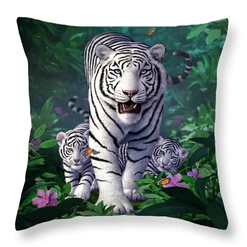 

Fashion New Animal Dinosaur Ocean Shark Polyester Print Pillow Cover Car Waist Pillow Case Home Decor Sofa Cushion Cover Bedding