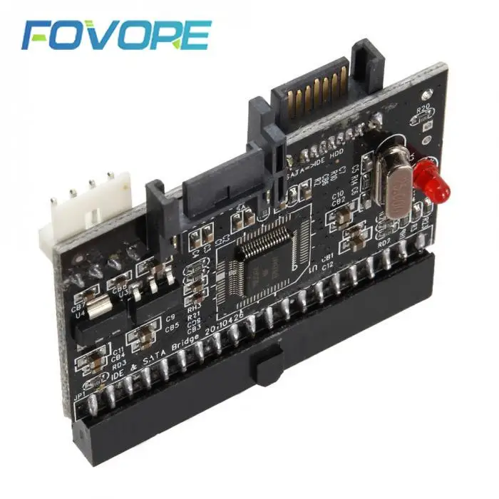 2 в 1 IDE/SATA/адаптер SATA IDE конвертер Поддержка Serial ATA 40pin IDE/SATA порт 4 контактный разъем