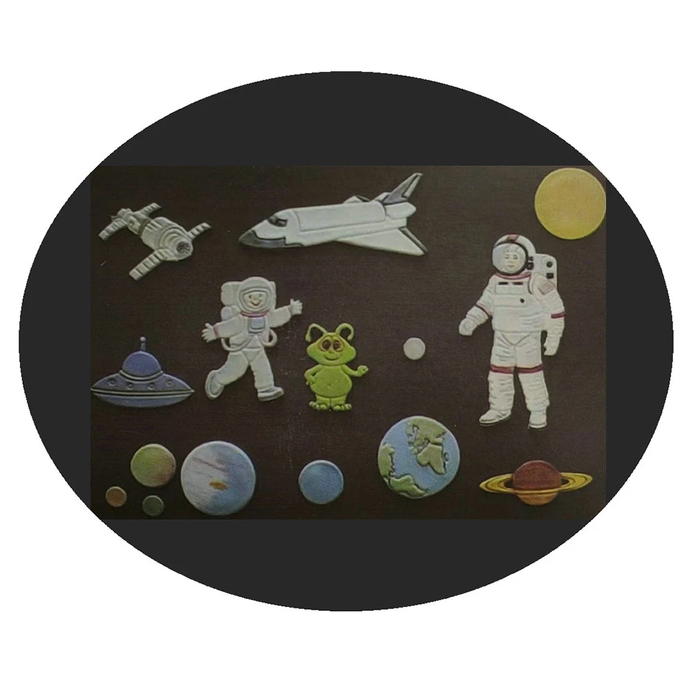 11 шт. астронавт тема для нарезки печенья в виде силиконовая форма торта из сахара