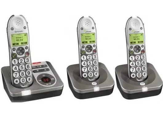 3 device Цифровой беспроводной телефон с автоматическим ответом и диктофоном, межтелефонным звонком и быстрым циферблатом, подсветкой ЖК Беспроводной Handfree home - Цвет: 3 device