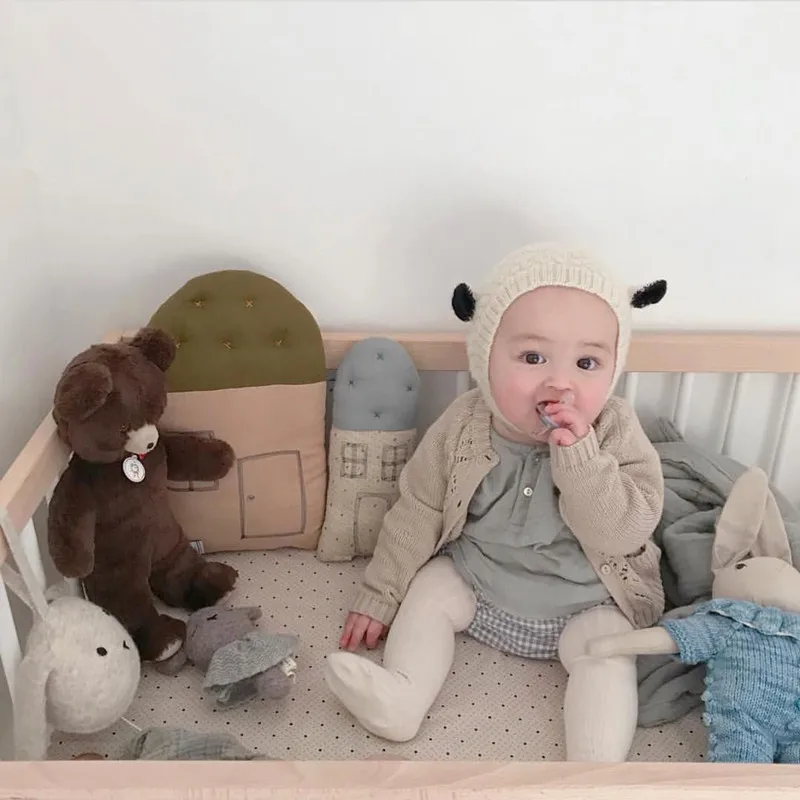 Новинка детская подушка хлопок мультфильм маленький дом новорожденный игрушки