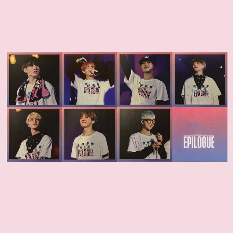 KPOP Bangtan мальчик альбом воспоминания о ломо карты V SUGA сделано бумага фото лампа карты плакат HDPhotocard 3RD 5TH LOVE YOURSELF AllCard - Цвет: 36