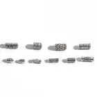 Высококачественные 50100 шт.лот разные диаметры и отверстия античный серебряный цвет сплав цилиндрические разделительные бусины DIY ювелирные изделия