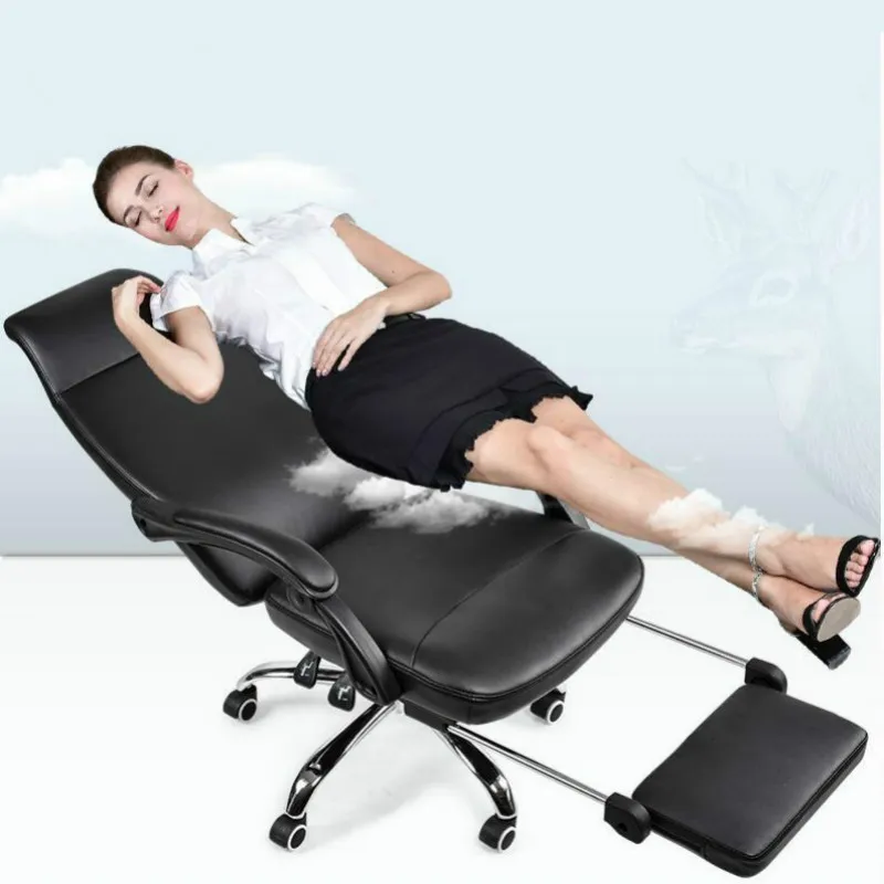 

Lifting Lengthen Backrest Footrest Lying Rotatable Swivel Chair Boss conference chairs Leather Office Chair Computer Chase