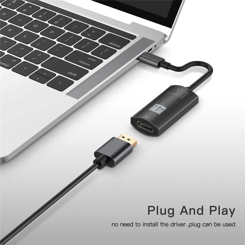 Тип с разъемами типа C и HDMI HD адаптер подходит для Mac Тетрадь S8 Usb3.1 же Экран кабель