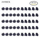 100 шт. черные ПВХ резиновые броши, застежки, удобные застежки для галстука, заколки для лацканов, брошь с подложкой, застежки, Ювелирная фурнитура