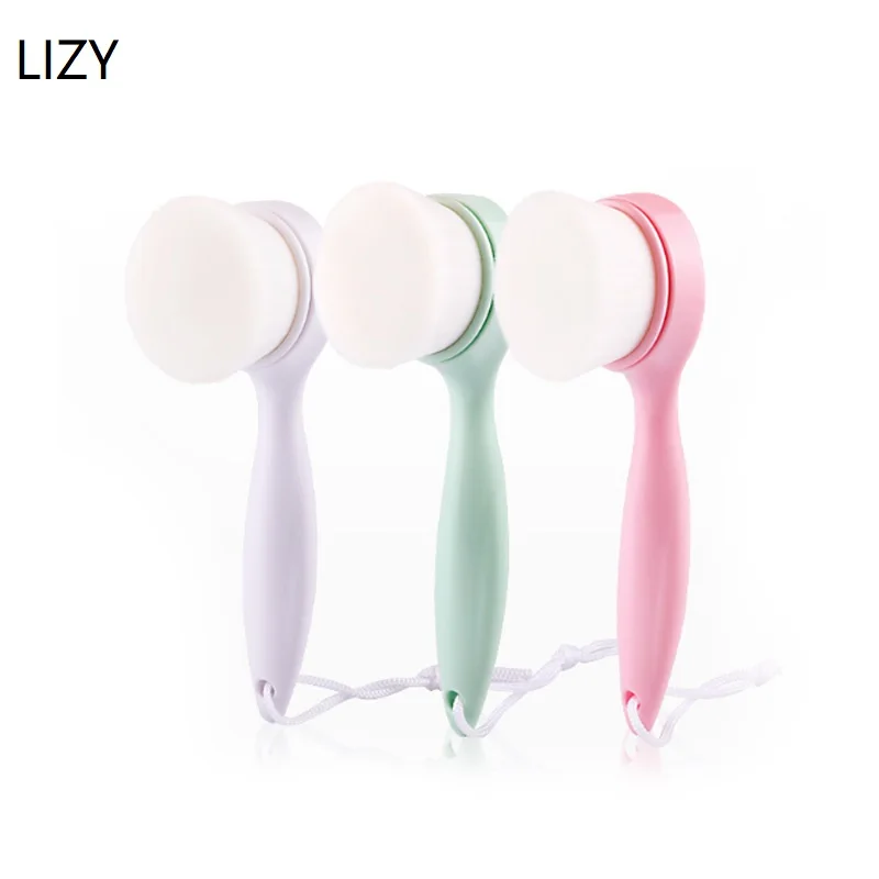 

LIZY Facial Cleanser Brush Manual Blackhead Removal Cleansing Massage Wash Product Cleaning Brush Make Up Remover Skin Care Tool