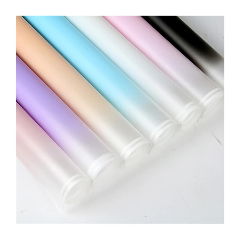 Корейская бумага для букетов фантазийный градиентный цвет букет роз упаковочный