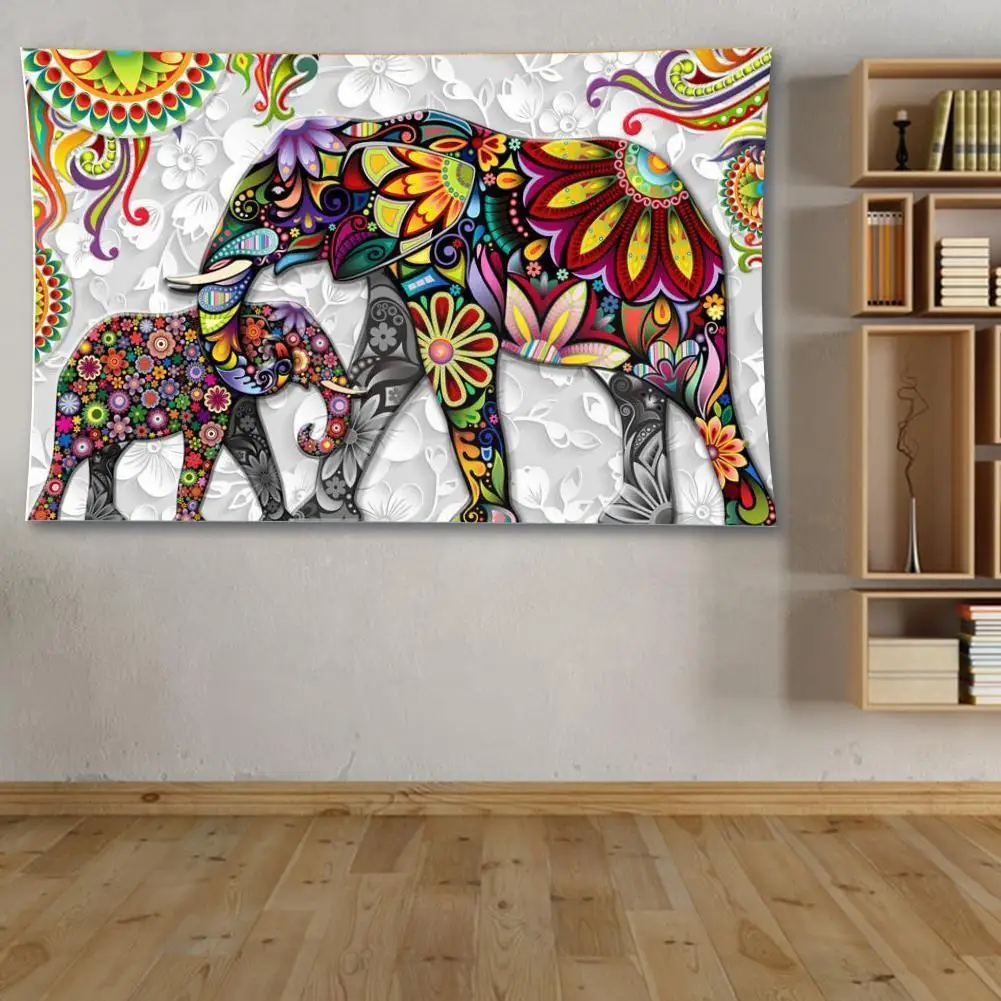 

Elephant Tapestry Wall Hanging Bedroom Background Cloth Christmas Decoration Hanging Printing Home Tapestry Wall P2p1