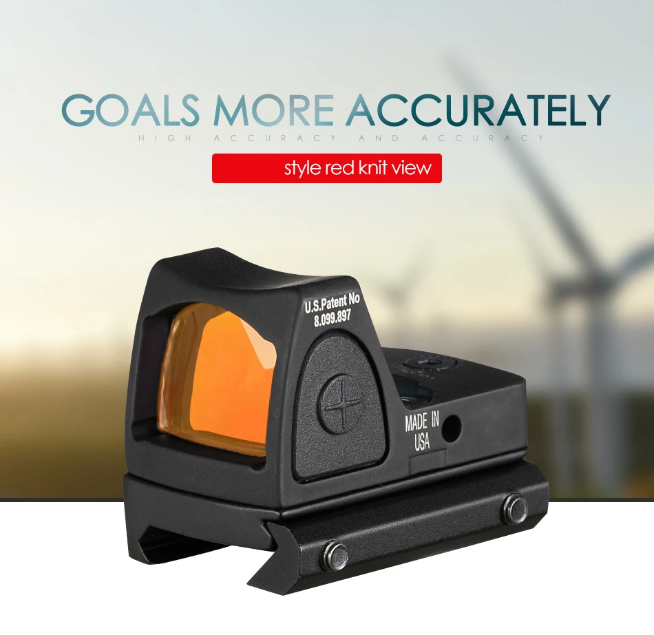 Коллиматор с красной точкой Mini RMR голографический прицел для Вивера 20
