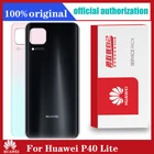 Оригинальный задний корпус для замены для Huawei P40 Lite задняя крышка батарейного стекла с клейкой наклейкой запасные части