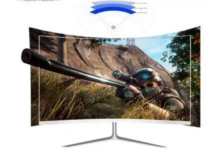 24-дюймовый светодиодный ультратонкий игровой монитор для соревнований с плоской