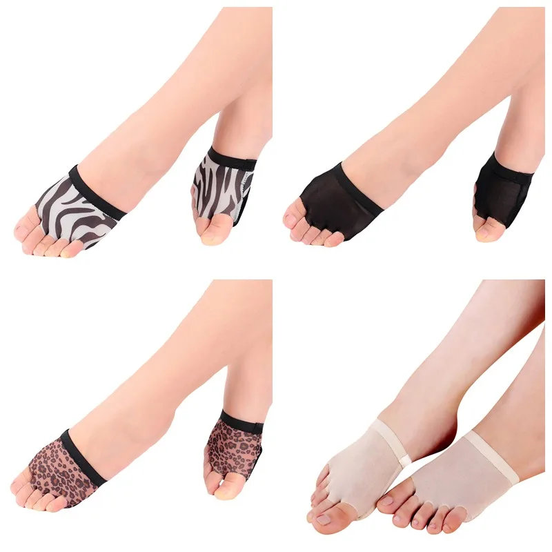 1 пара Гольфы с открытыми носками подследники для танцев лапы половина