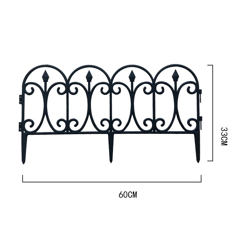 

5PCS Garden Border Fence Decorative Edging Barrier Plant Bordering Lawn Fence for Yard Garden Decoration Outdoor